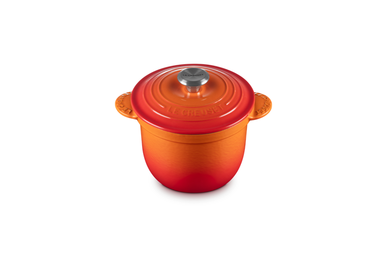 Cast Iron Cocotte Every with Stoneware inner Lid